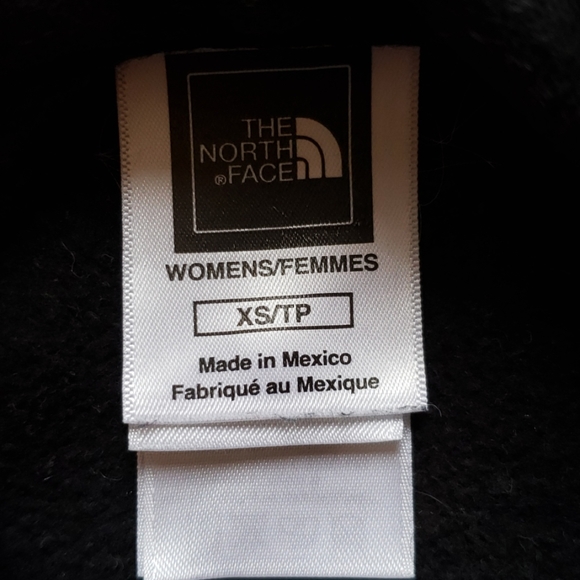 The North Face Hoodie Pullover BLACK white logo xs - Picture 5 of 7